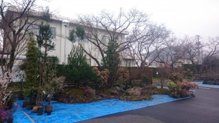 中日っあん会場設営がほぼ完成 中日っあん会場設営がほぼ完成