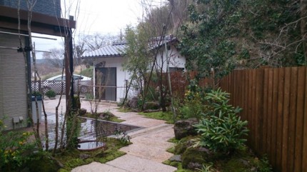 高橋の杜「四季を通して楽しむ庭空間」施工後 高橋の杜「四季を通して楽しむ庭空間」施工後